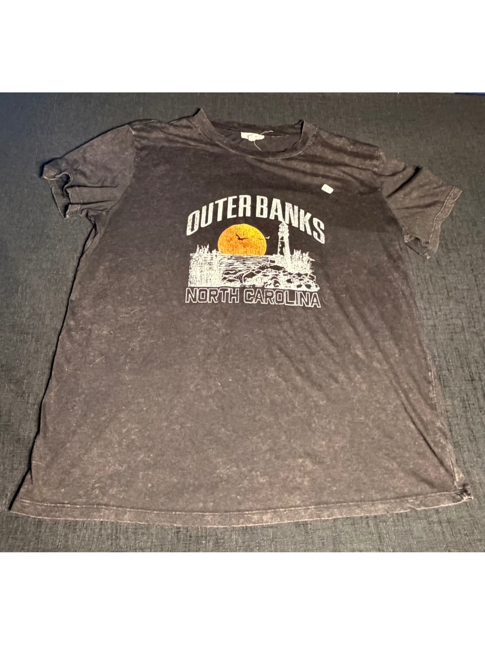 Maurices Outer Banks North Carolina Graphic T-Shirt, Size Large, Black